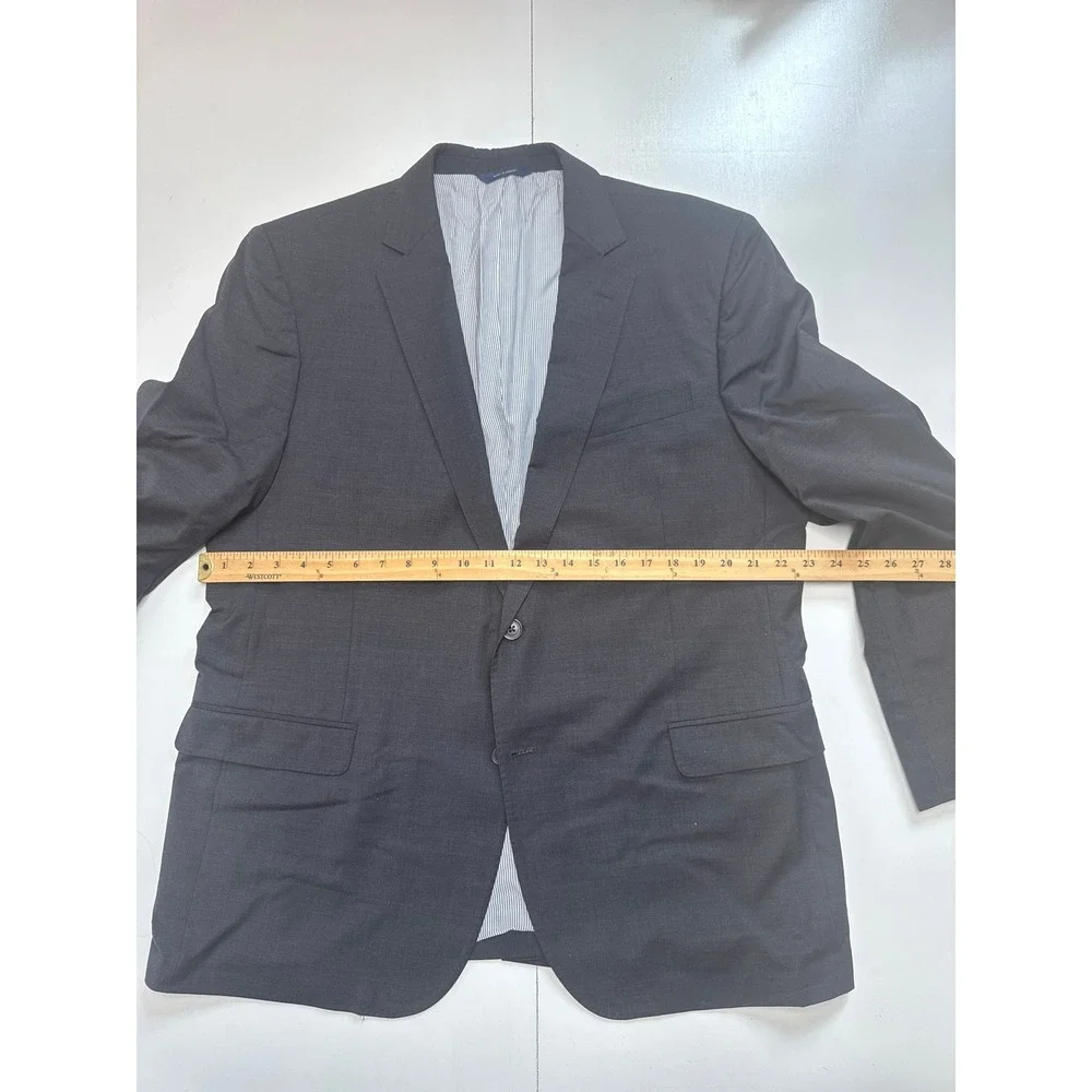 Brooks Brothers Explorer Madison Fit 2-Piece Suit Grey Wool Blend 46R W40 L30